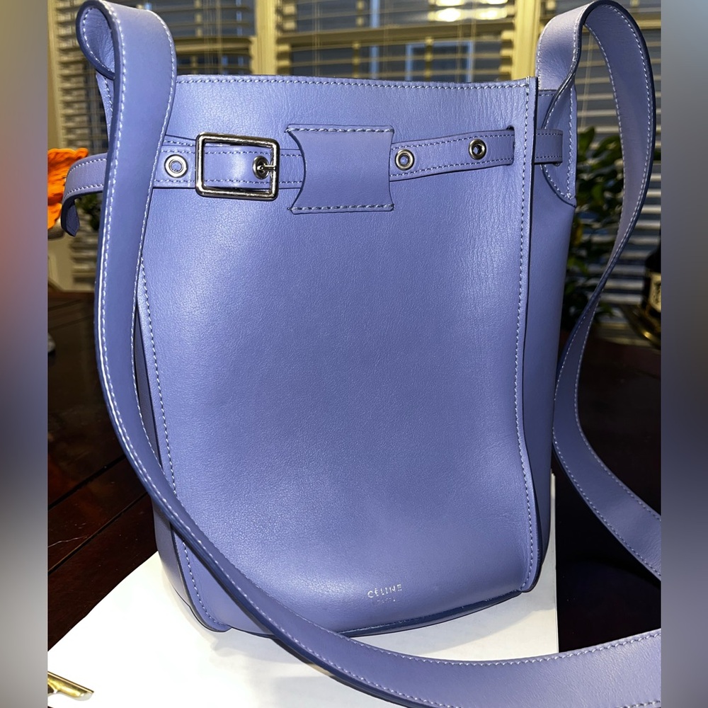Celine big bucket calf leather bag